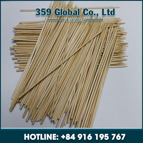 Bamboo flag skewer for BBQ grill